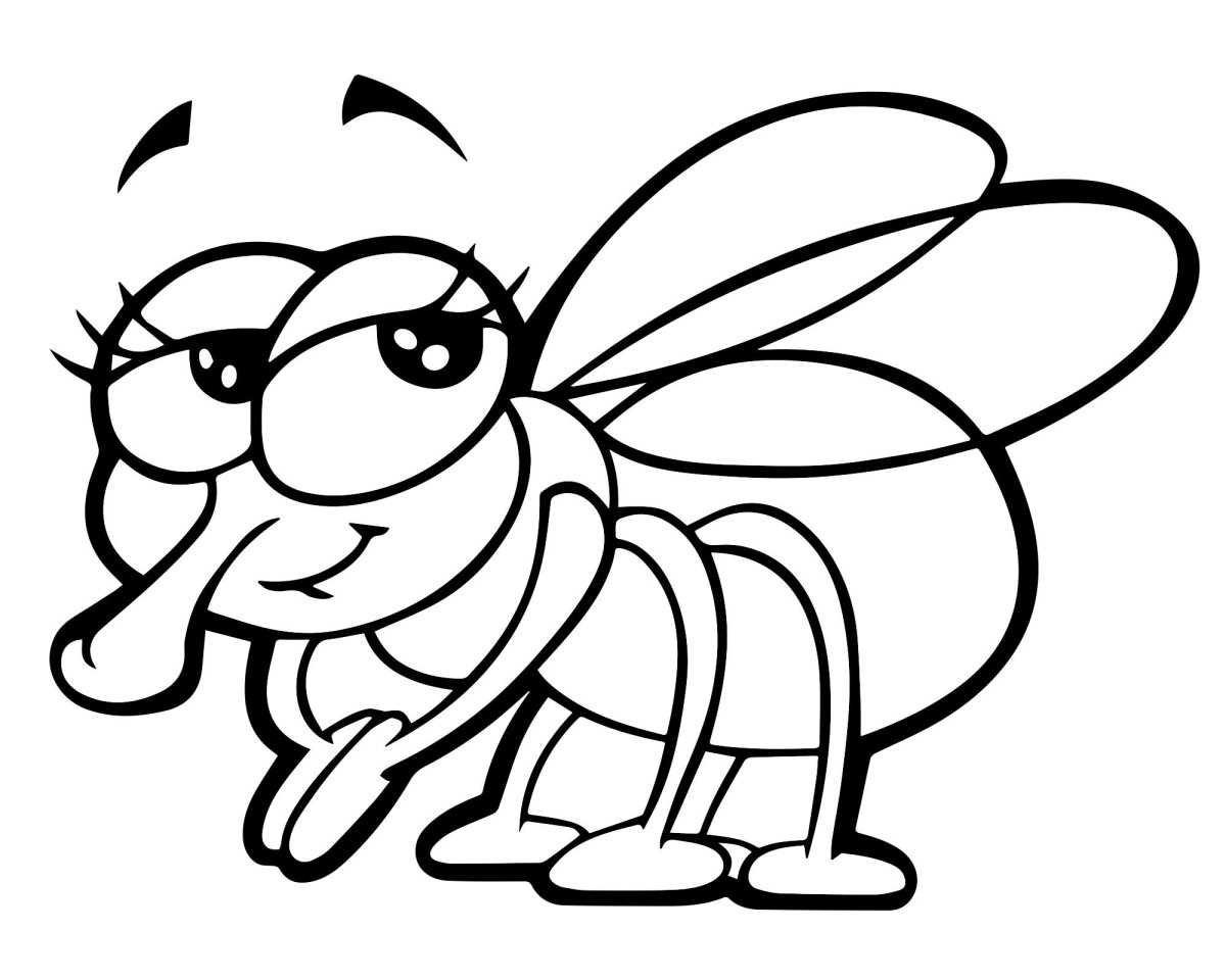 Стрекоза раскраска для детей