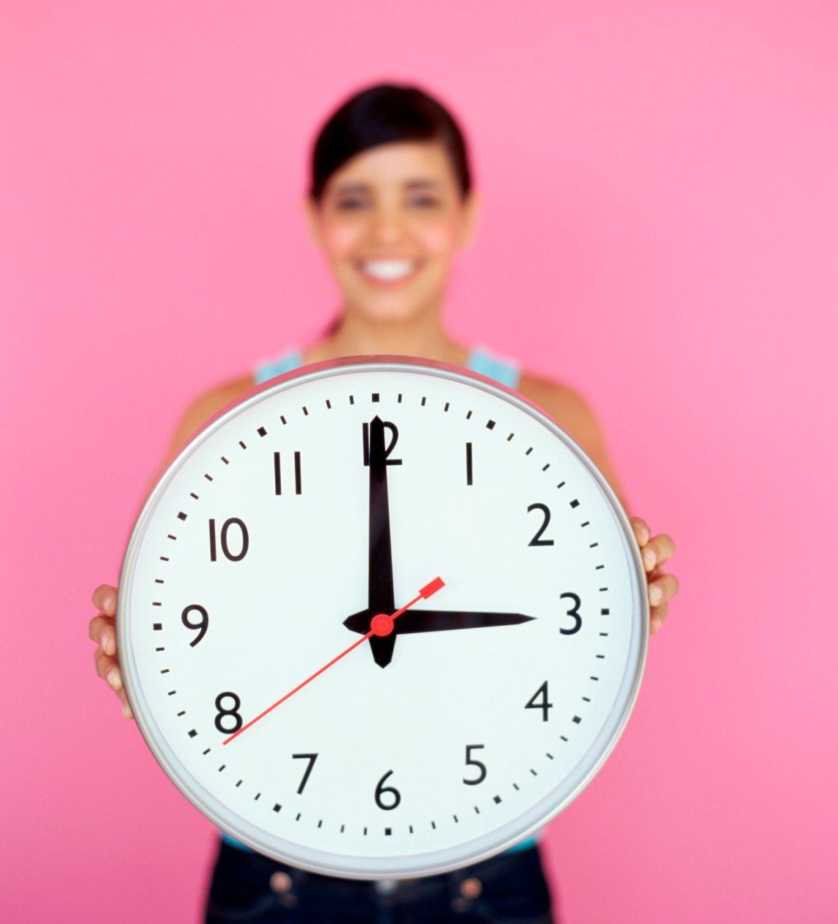 Женщина опаздывает