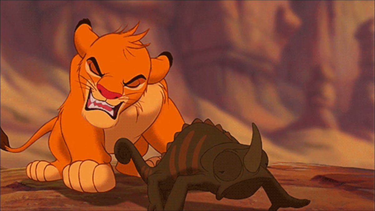 Лев со смешной челкой короткометражный мультик