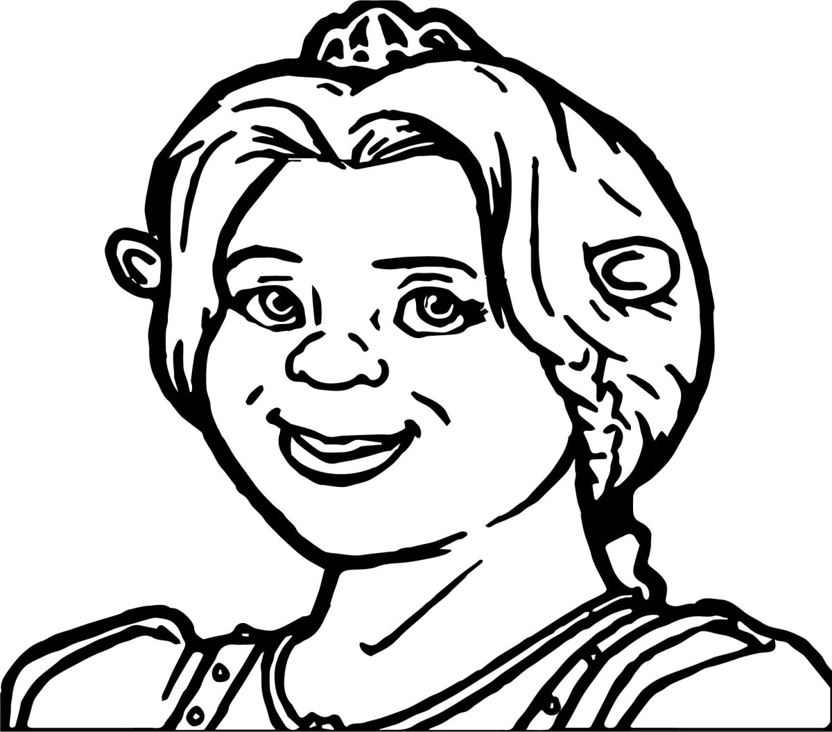 Шрек рисунок