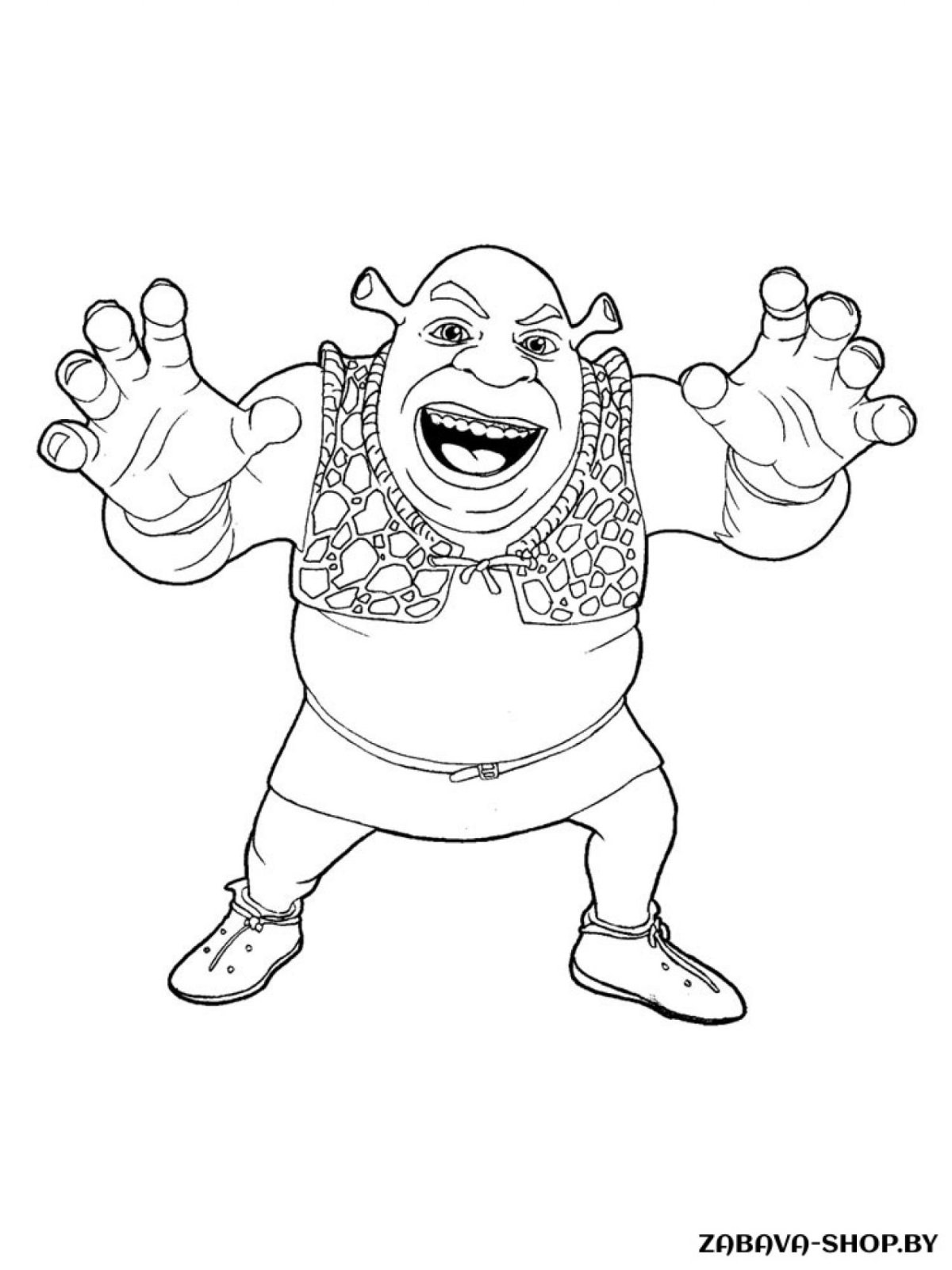 Шрек карандашом