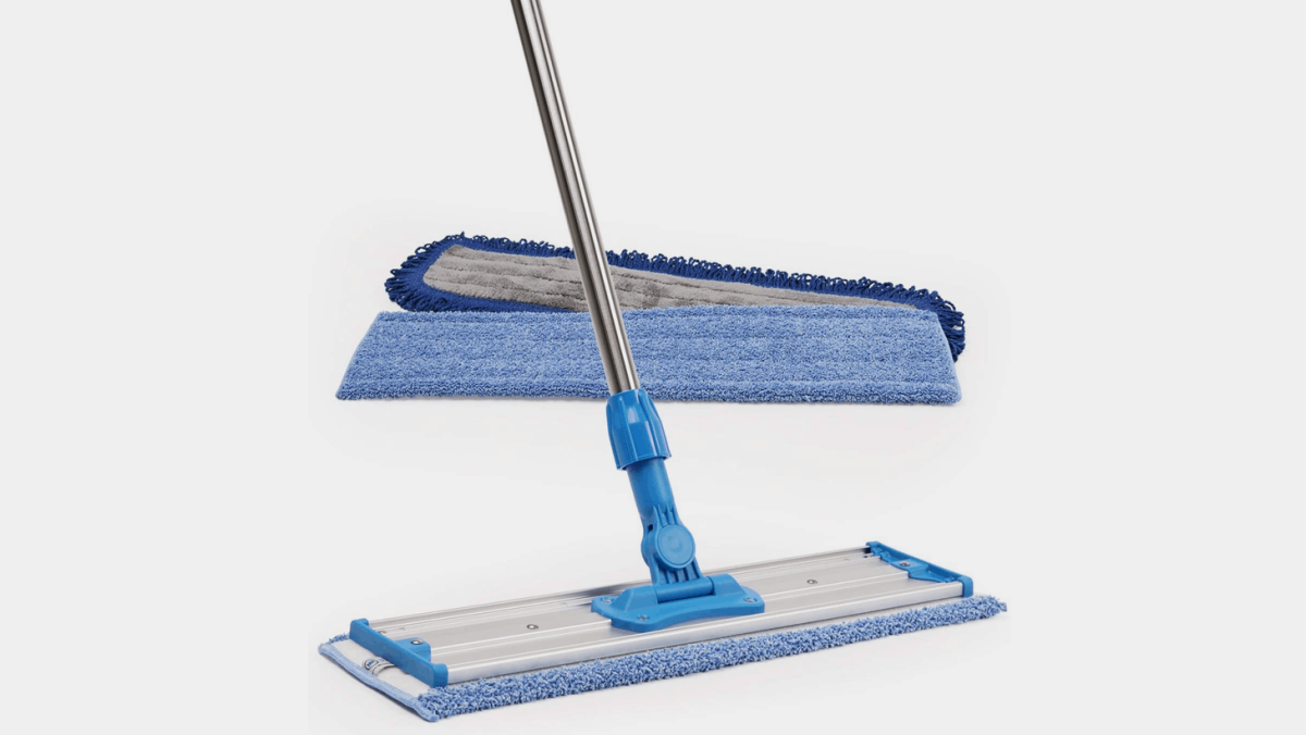 Швабра микрофибра 10195-а