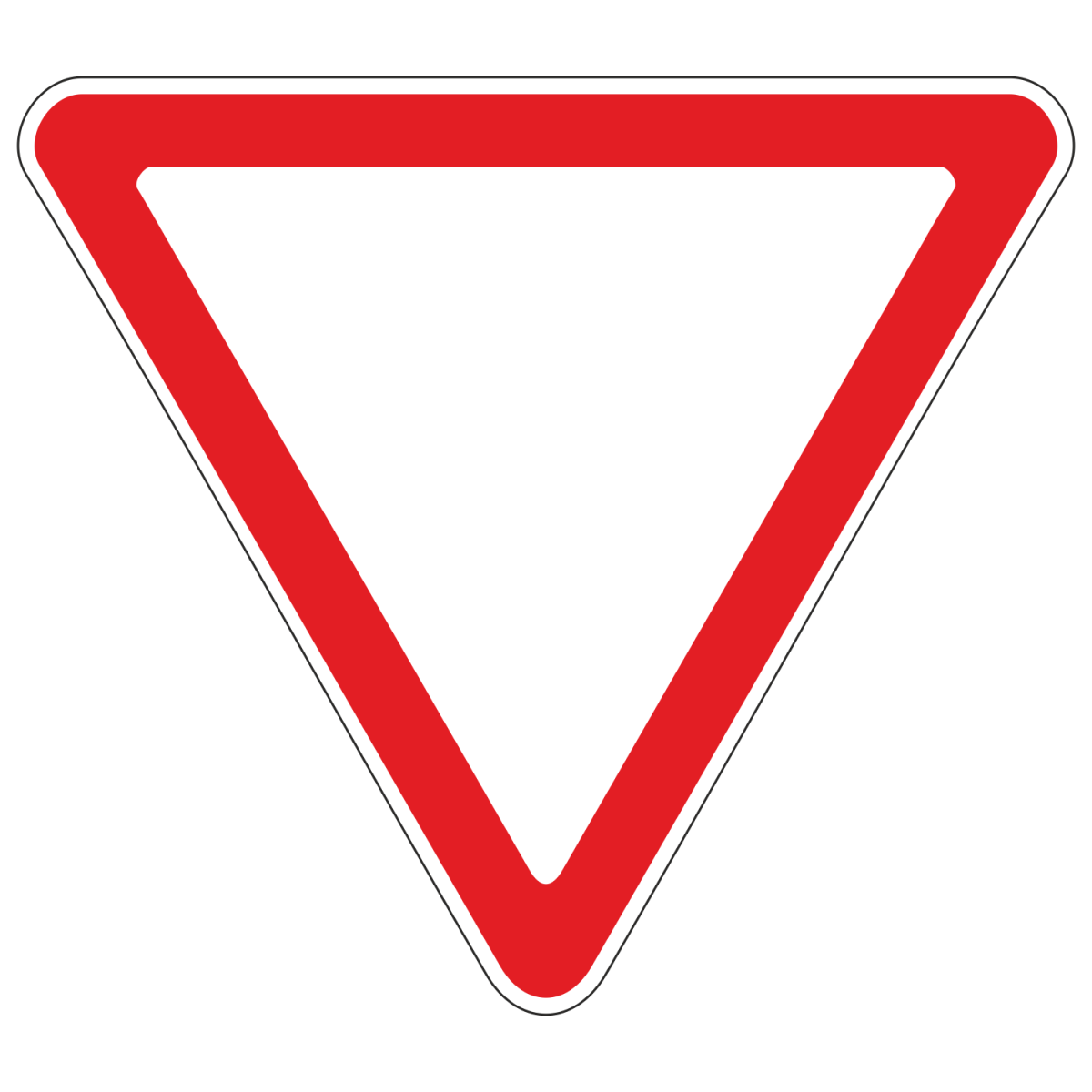 Знак Уступи дорогу 2.4