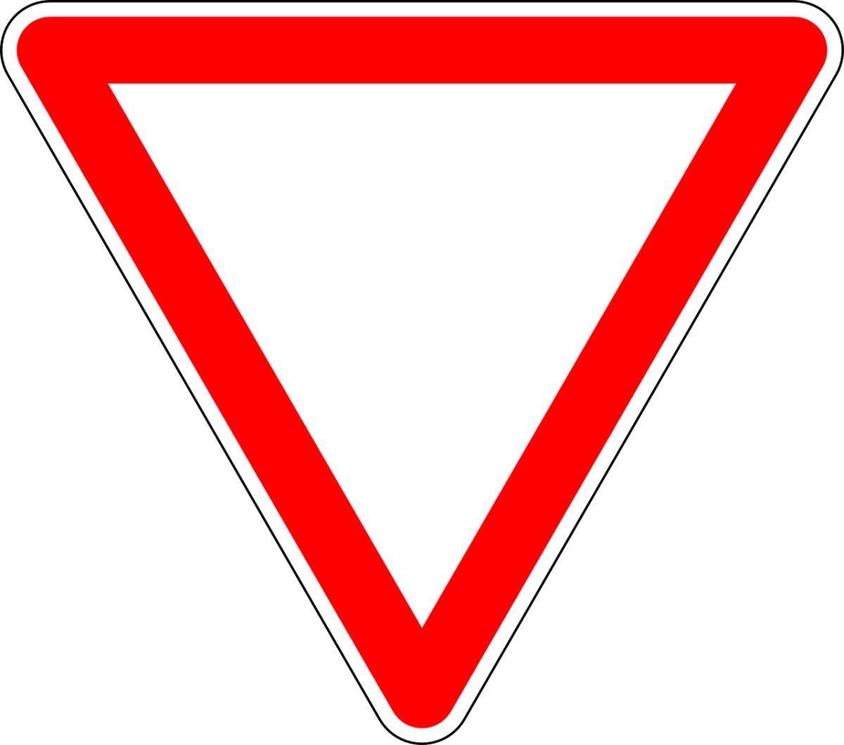 Знак Главная дорога треугольник