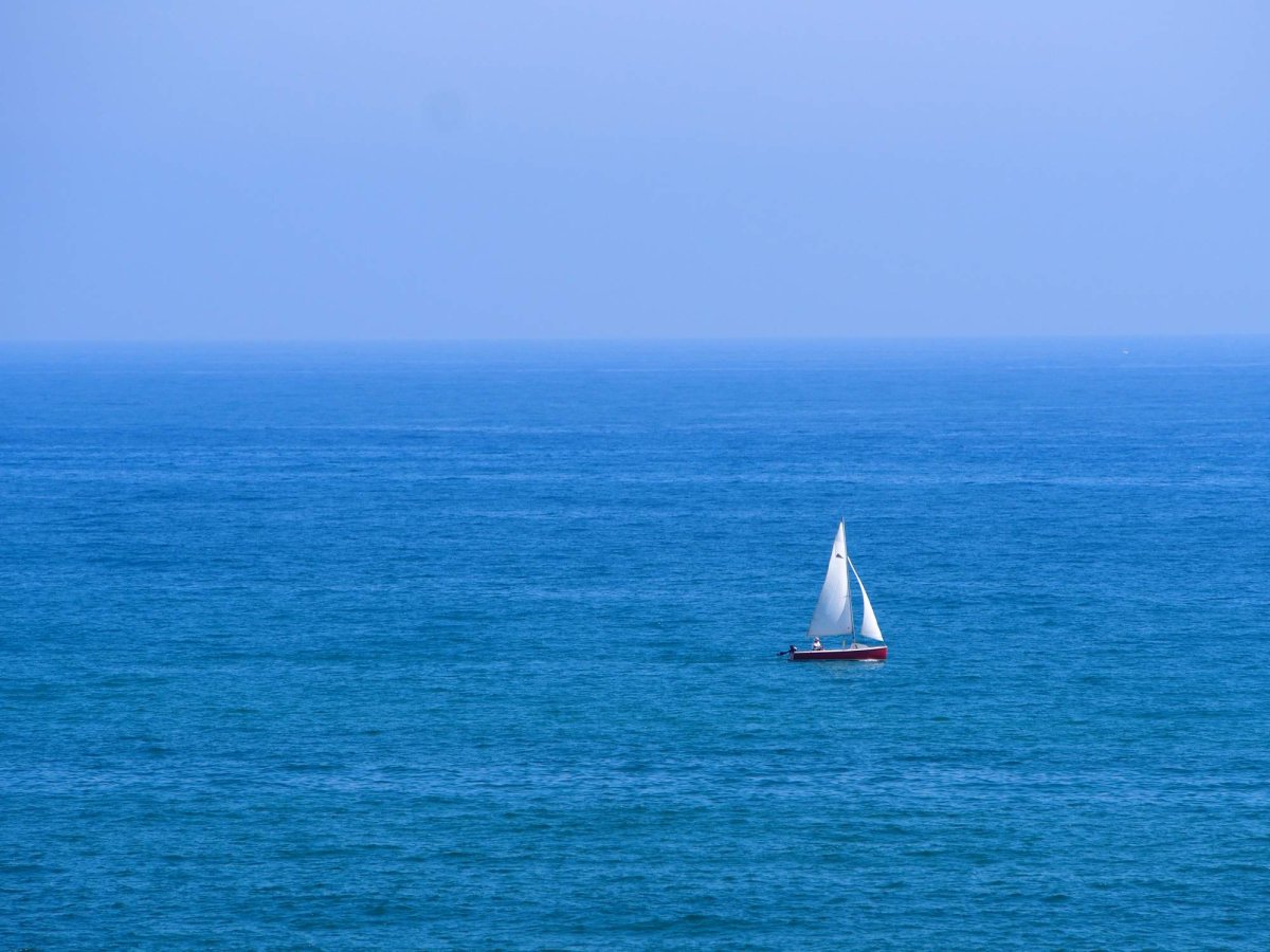 Море белый Парус и Горизонт