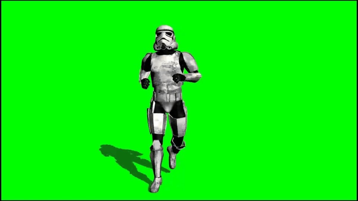 Человек Green Screen