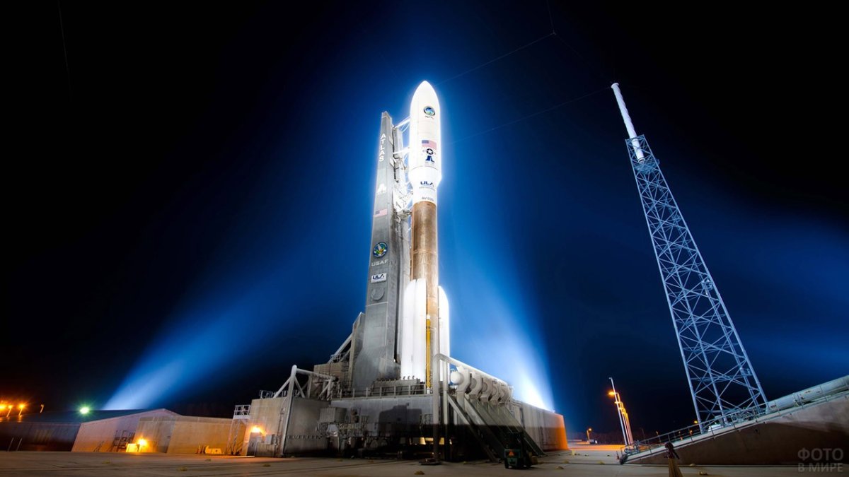 Космодром Байконур старт ракеты Союз-2.1а