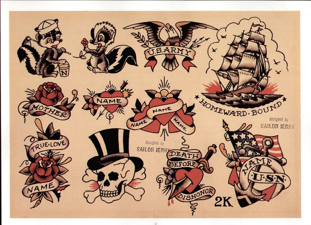 Традиционные Татуировки Sailor Gerry
