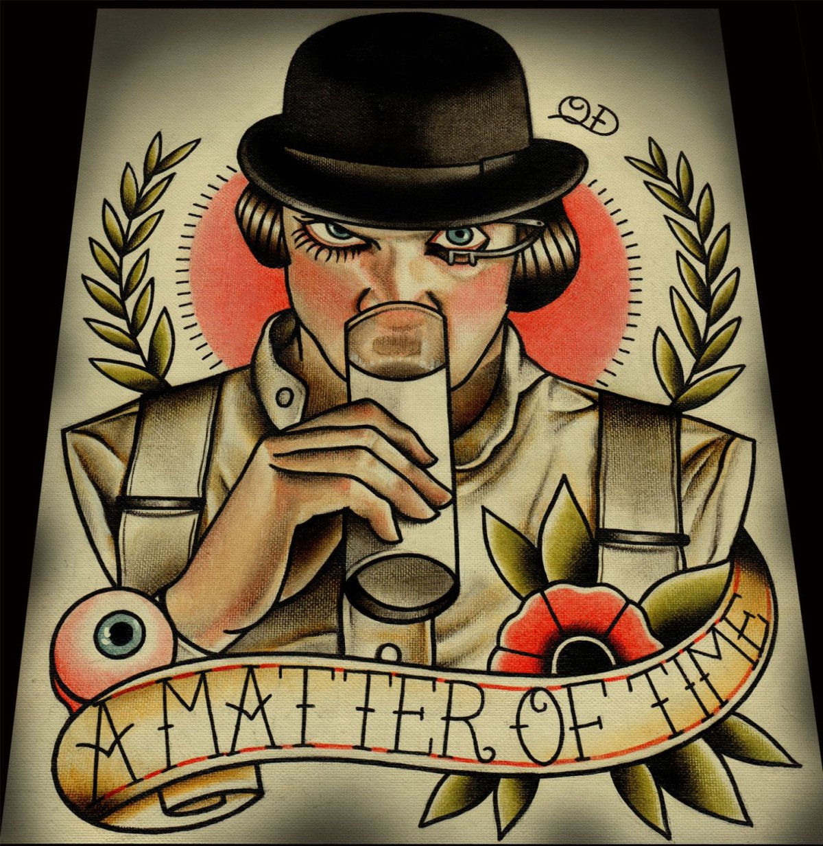 Заводной апельсин тату Олд скул