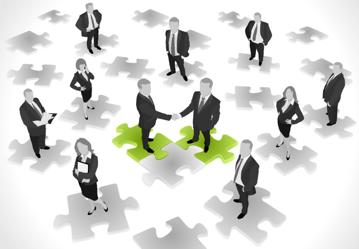 Партнерство в бизнесе рисунок