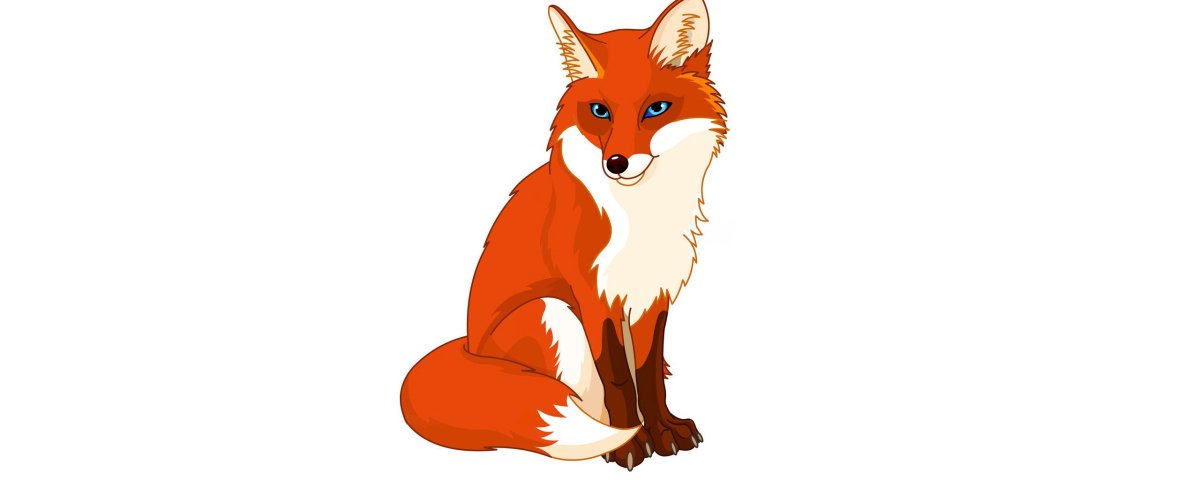 Лиса мультяшная