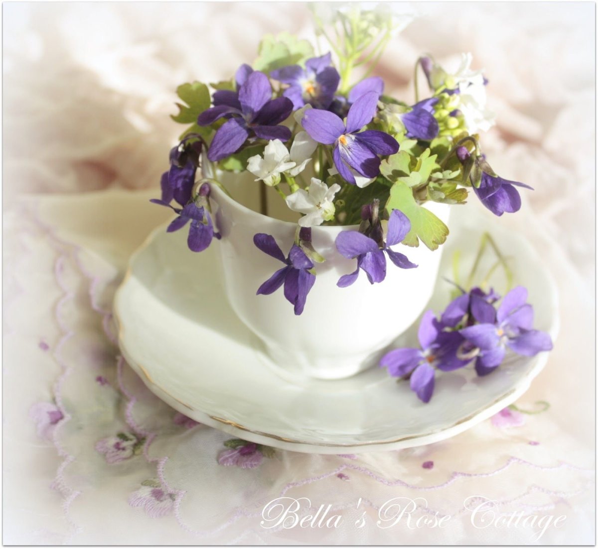 Decoupage/"Анютины глазки".