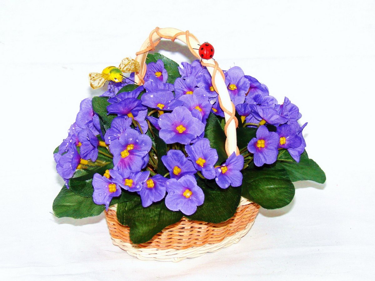 Пармские фиалки букет