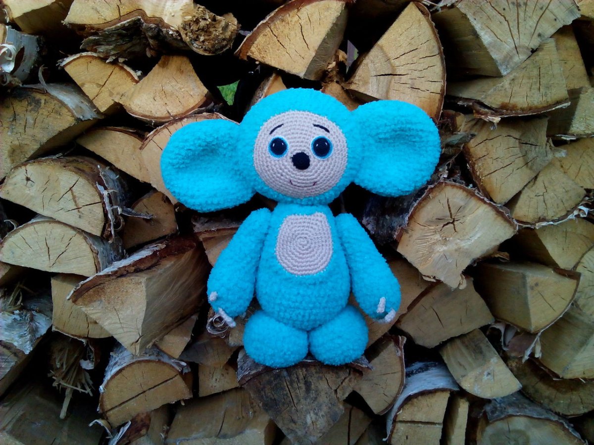 Чебурашка крючком Караваева Светлана