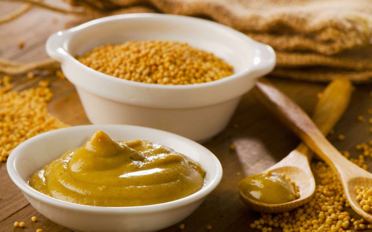 Горчица рисунок