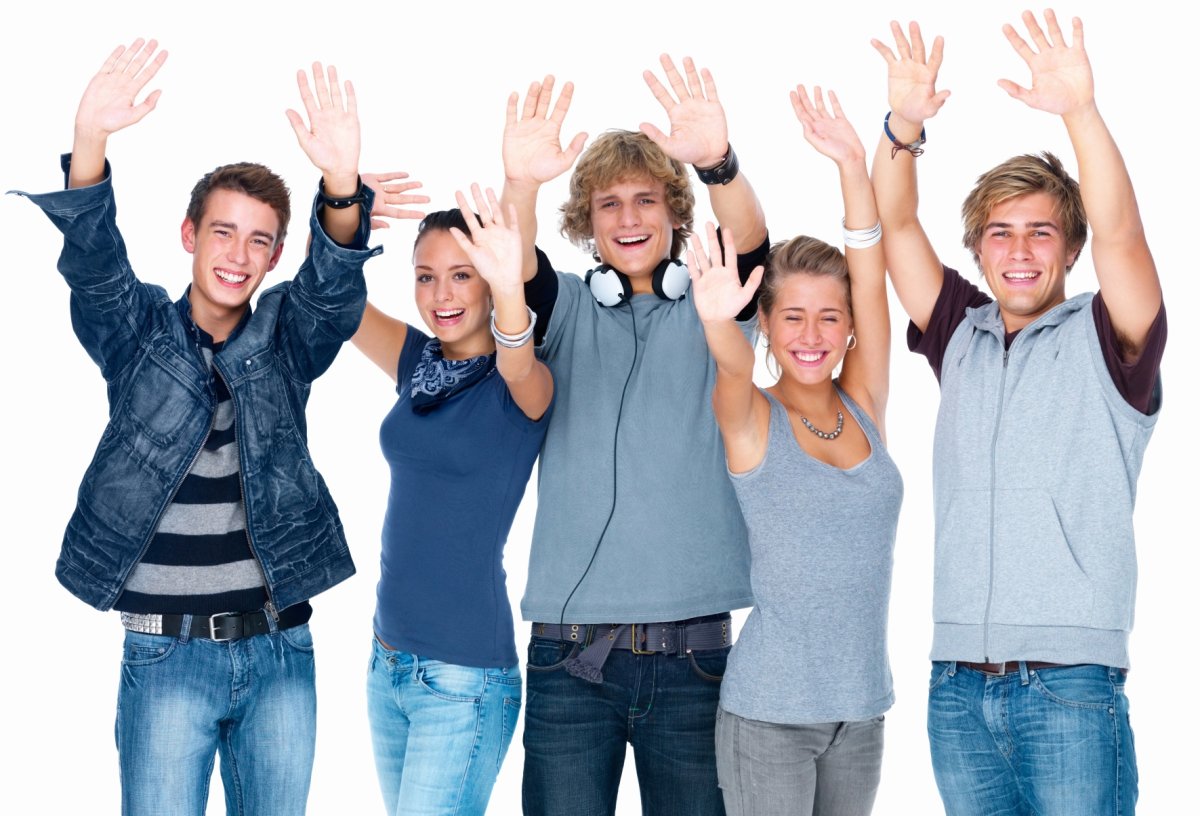 Школьники подростки