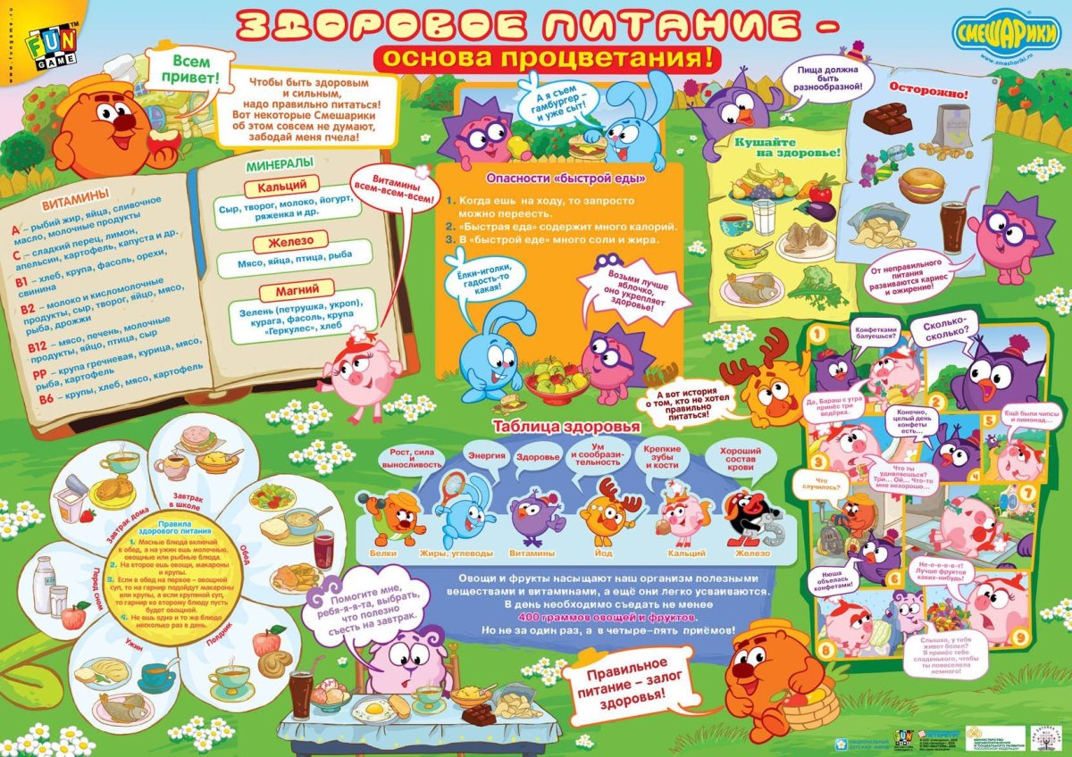 Плакат здоровым быть модно