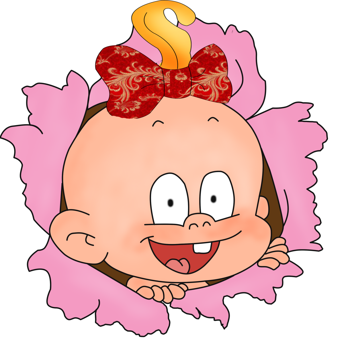 Карапузы на прозрачном фоне