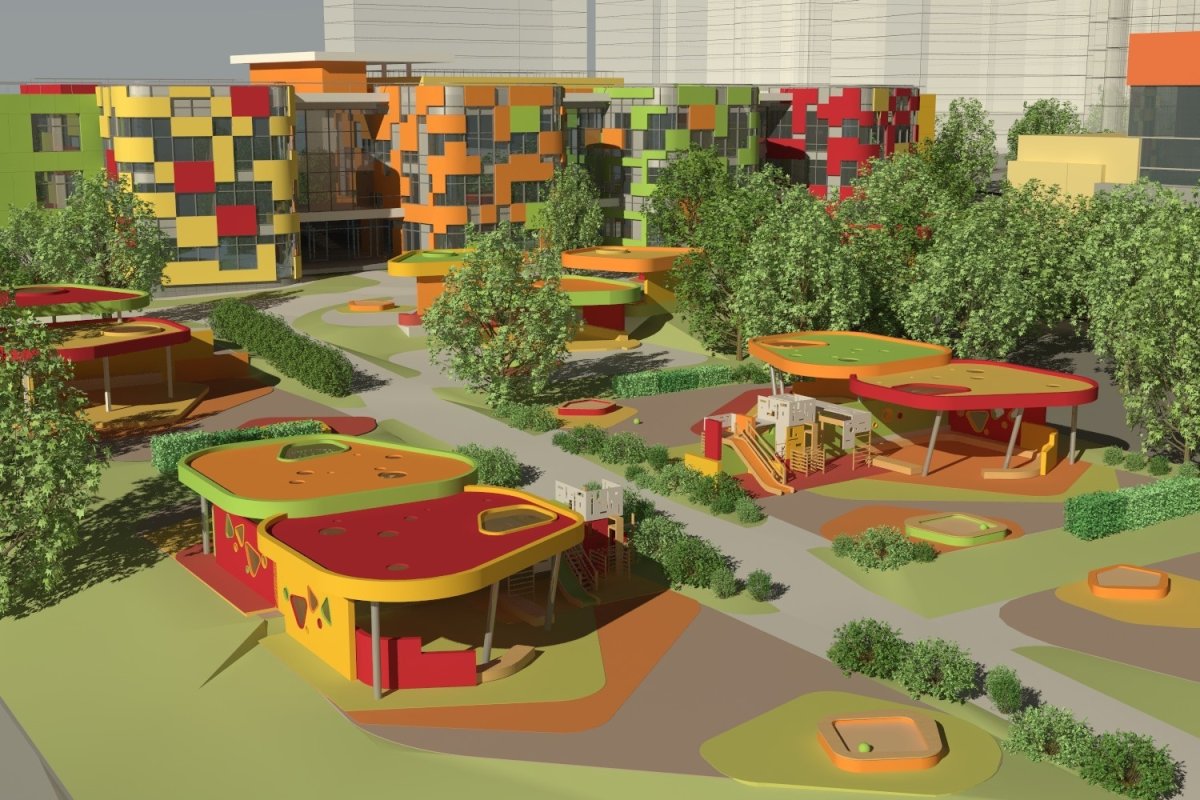 Современный детский сад проект