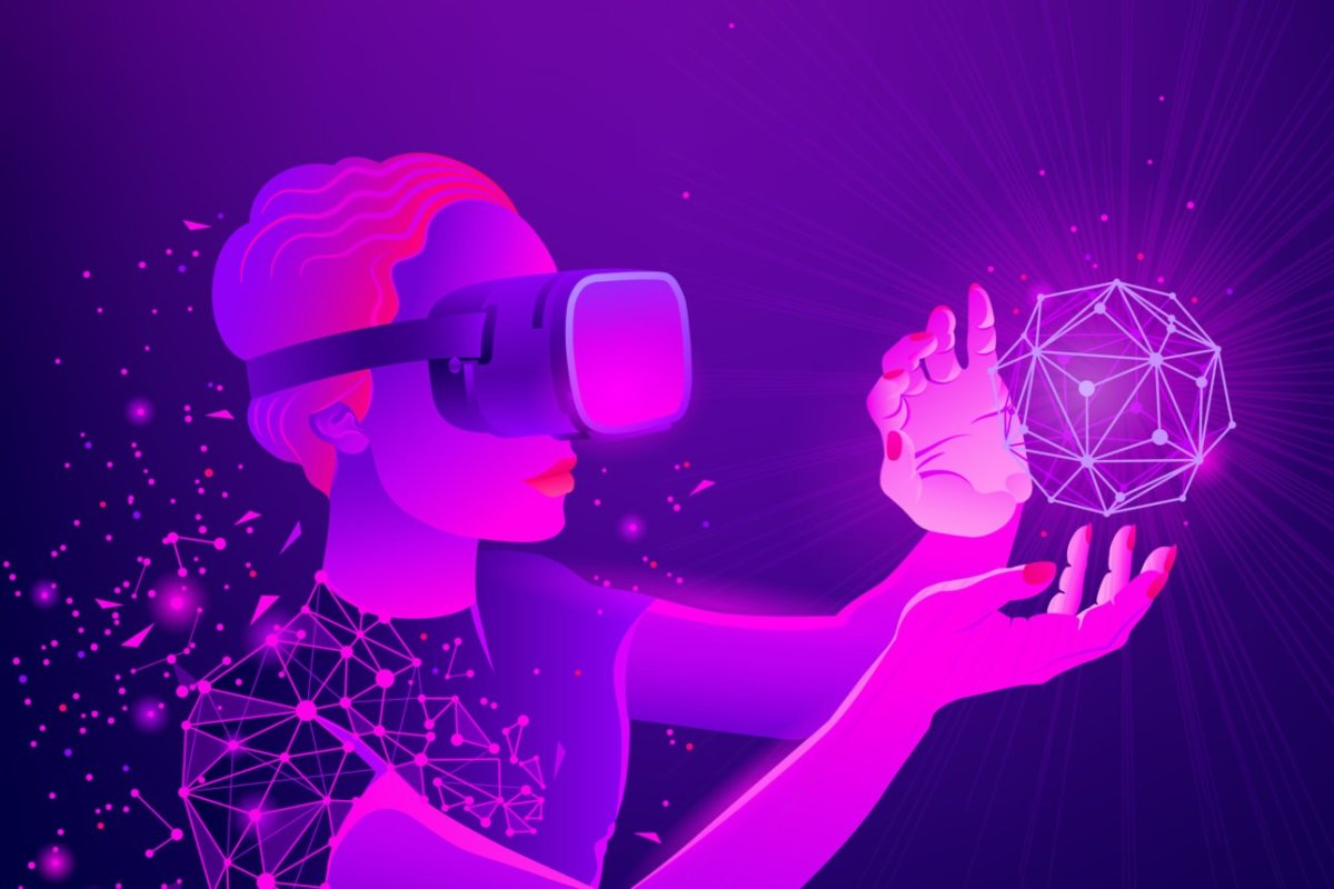 Виртуальная реальность иллюстрация