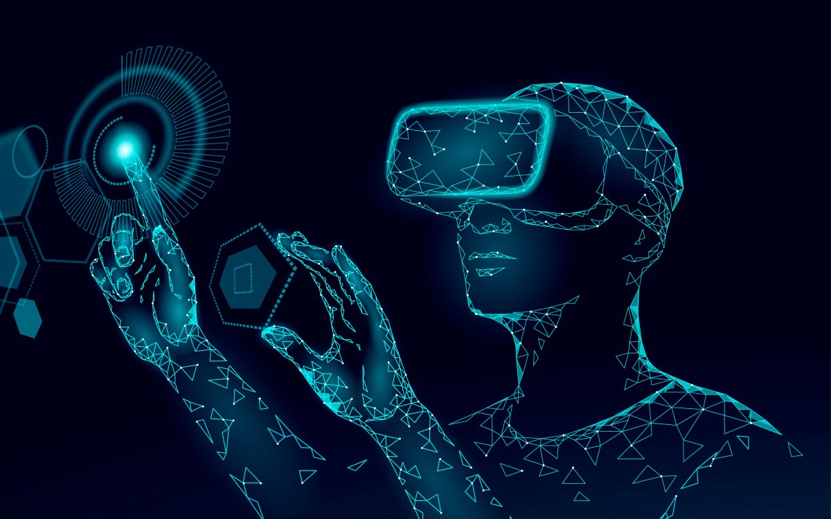 Искусственный интеллект на черном фоне