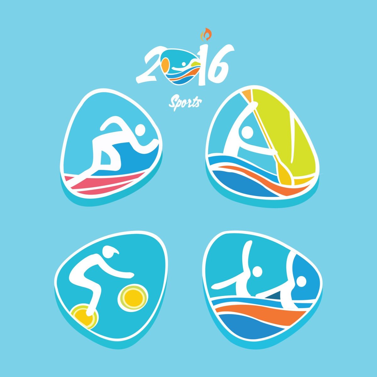 Эмблемы Олимпийских видов спорта