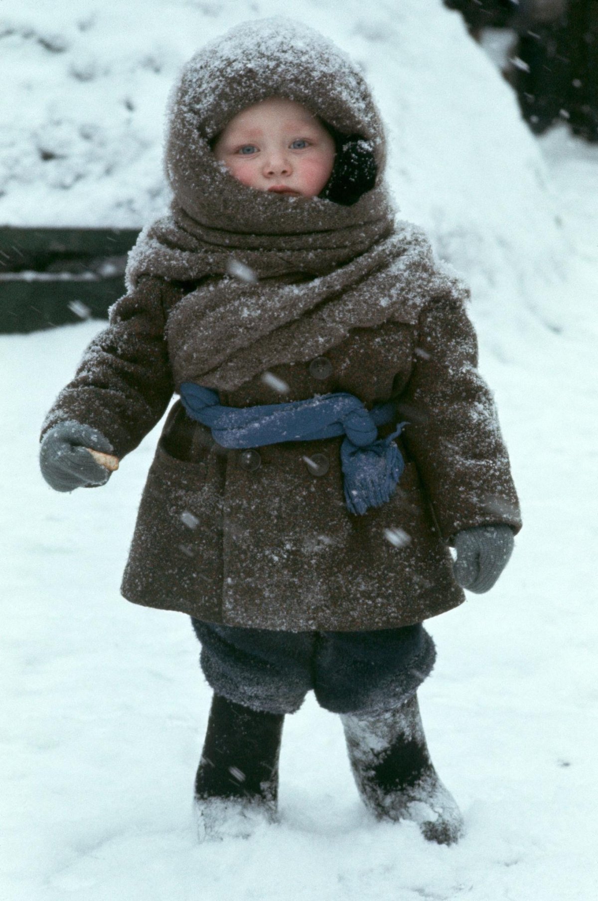 Зимняя одежда советских детей