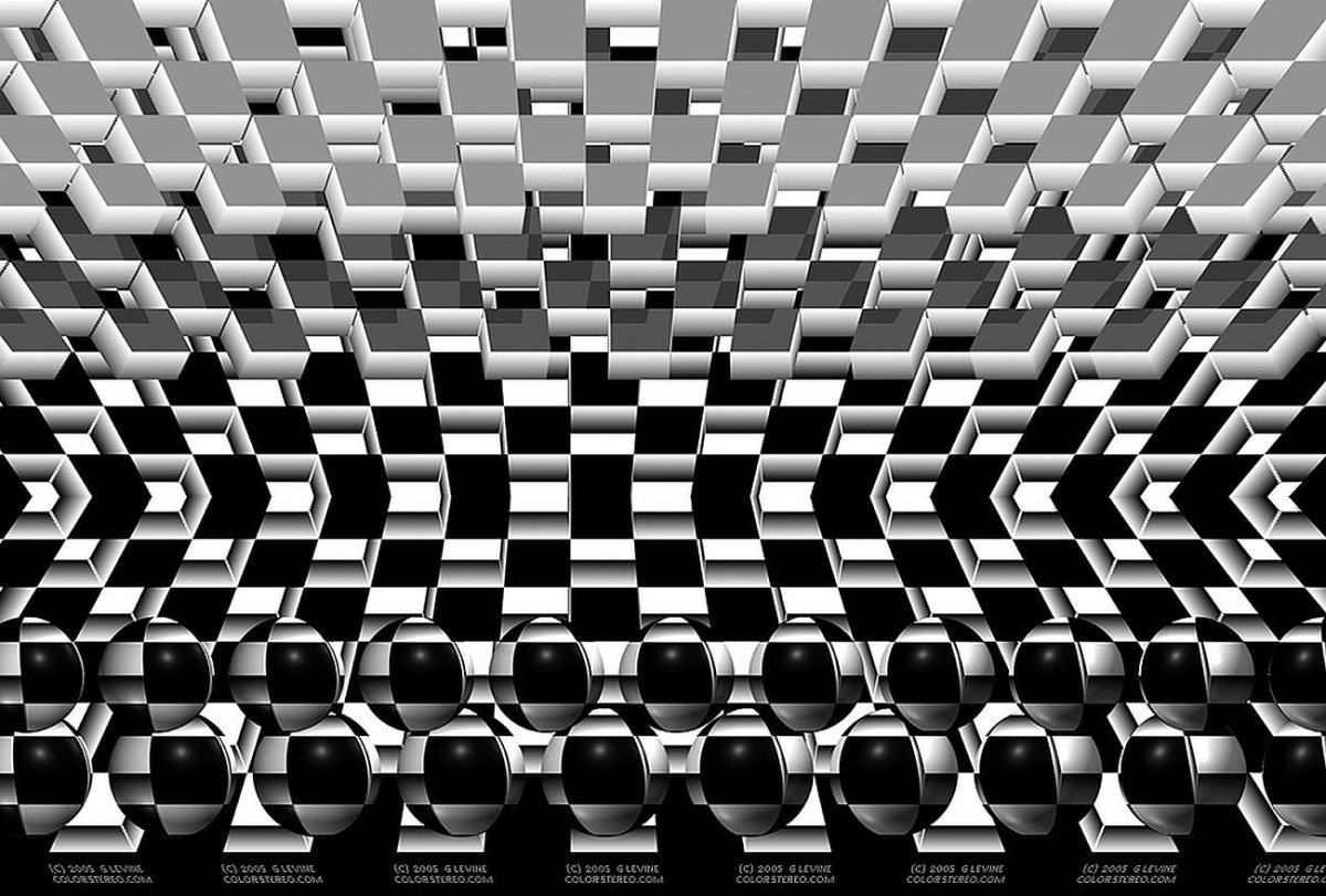 Стереограммы черно белые