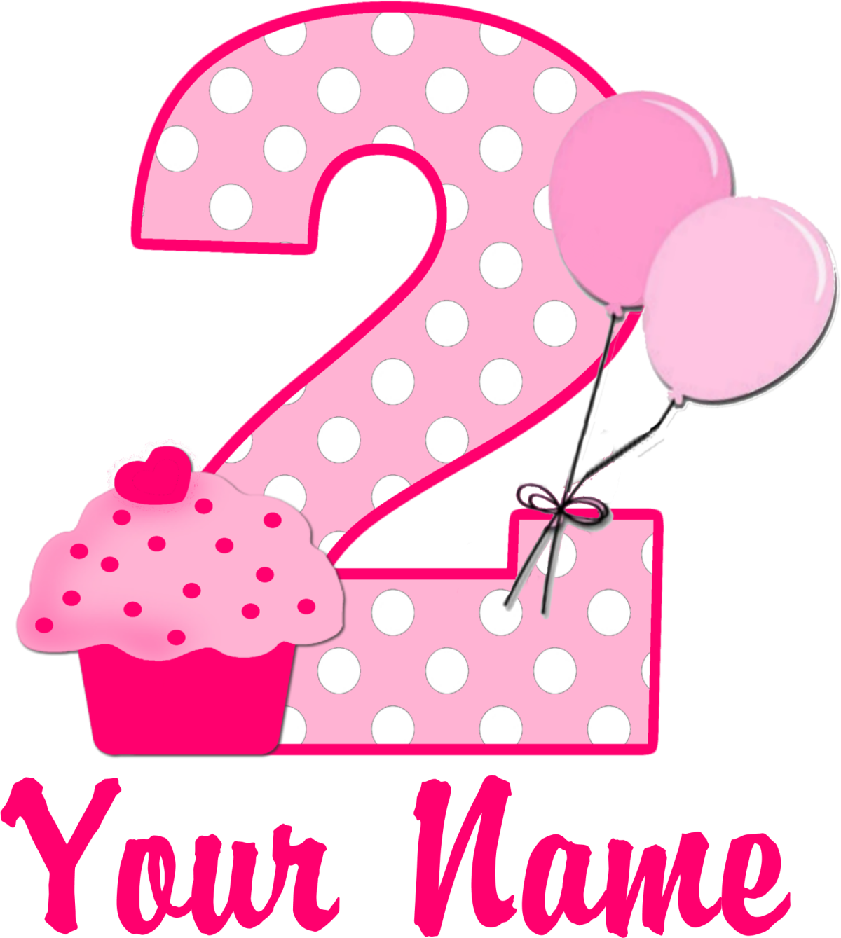 С днём рождения 2 года девочке