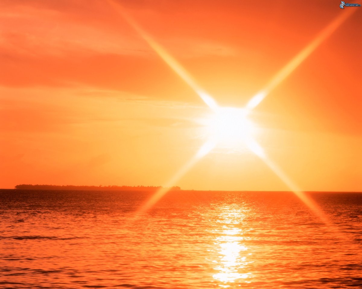 Солнце светило