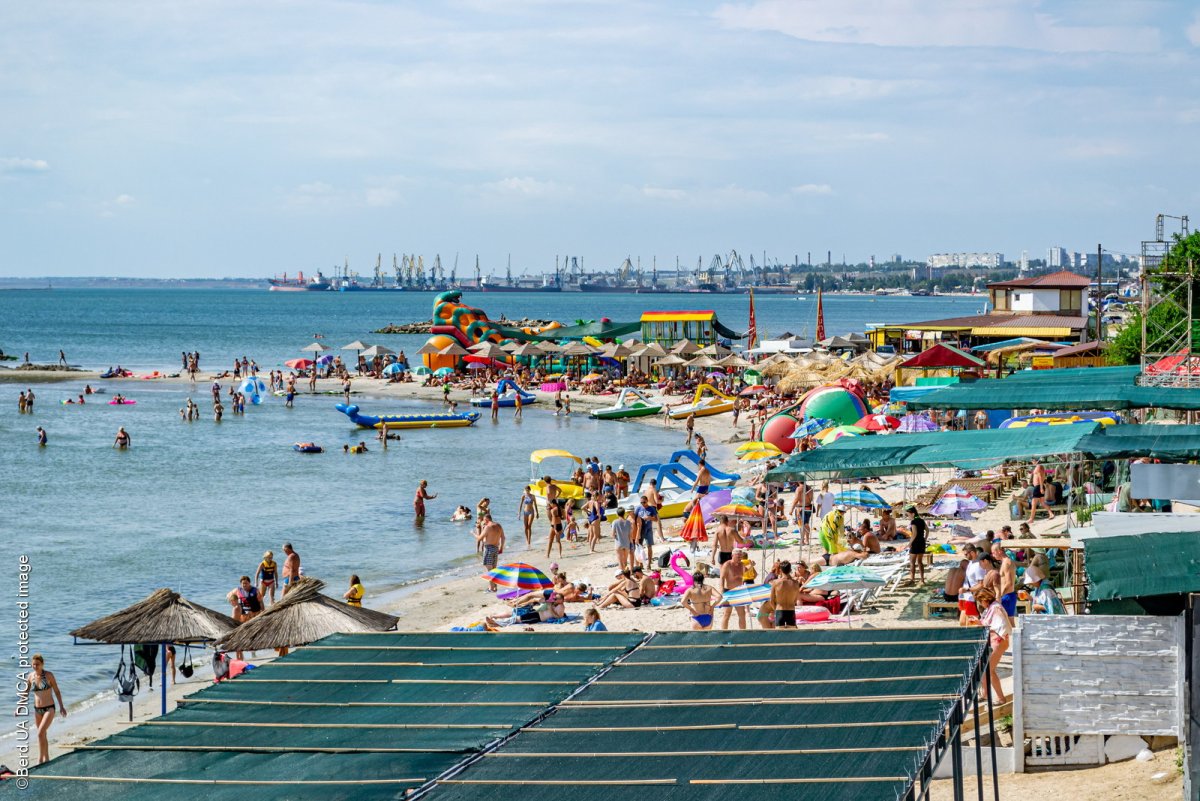 Бердянск Азовское море пляж