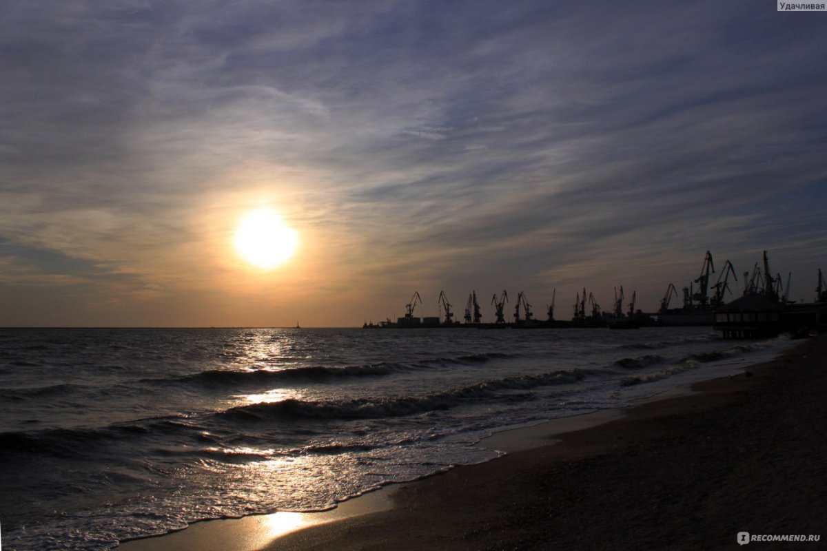 Азовское море Бердянск замерзло