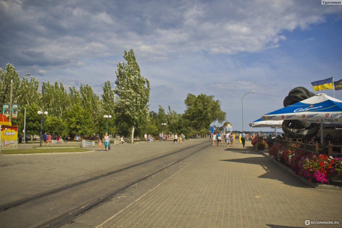Азовское море Бердянск закат