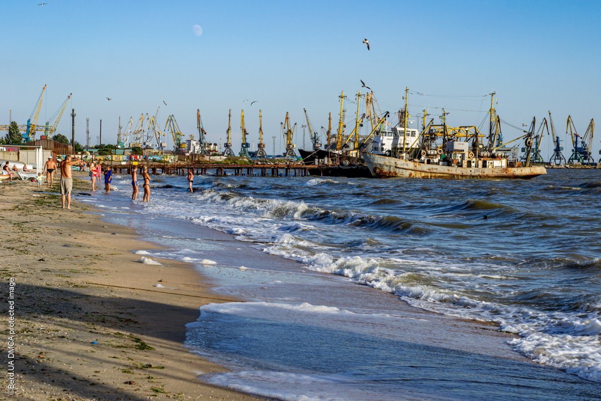 Бердянск АКЗ пляж
