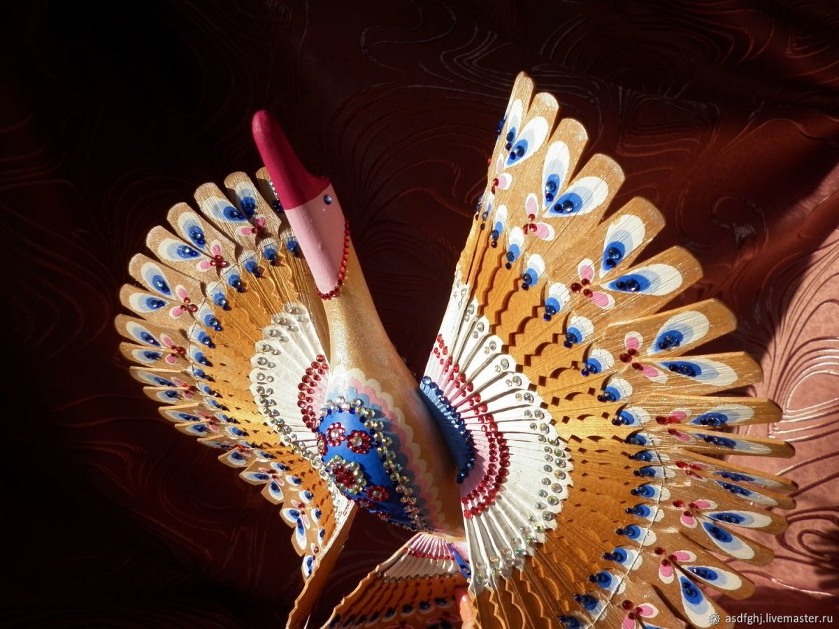 Оберег щепная птица счастья