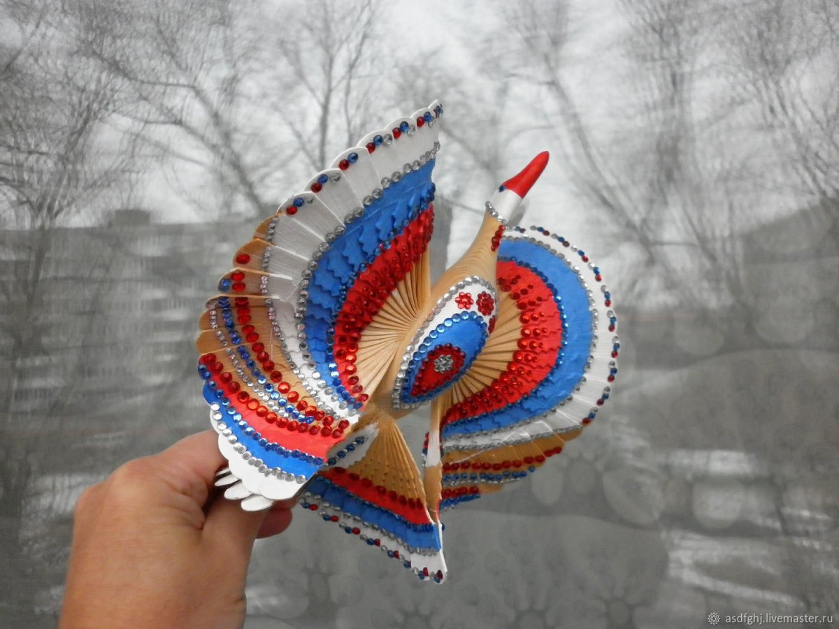 Оберег щепная птица счастья