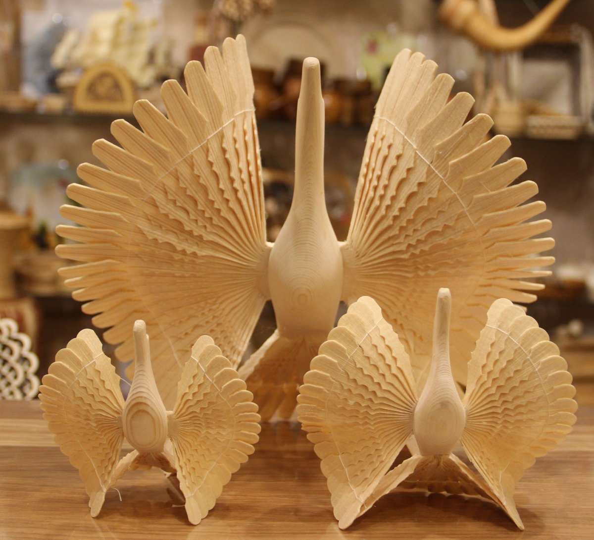 Щепная птица счастья Архангельск