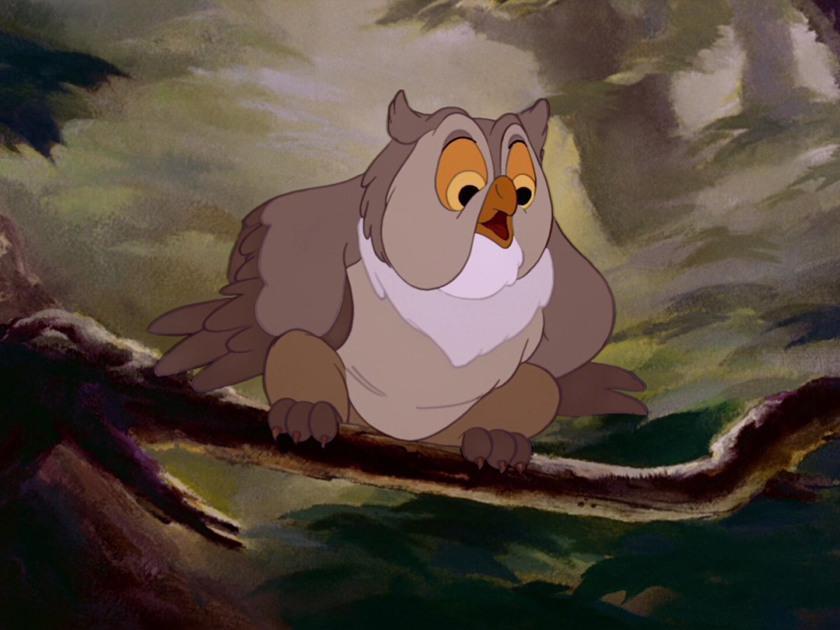 Филин в мультфильмах Диснея