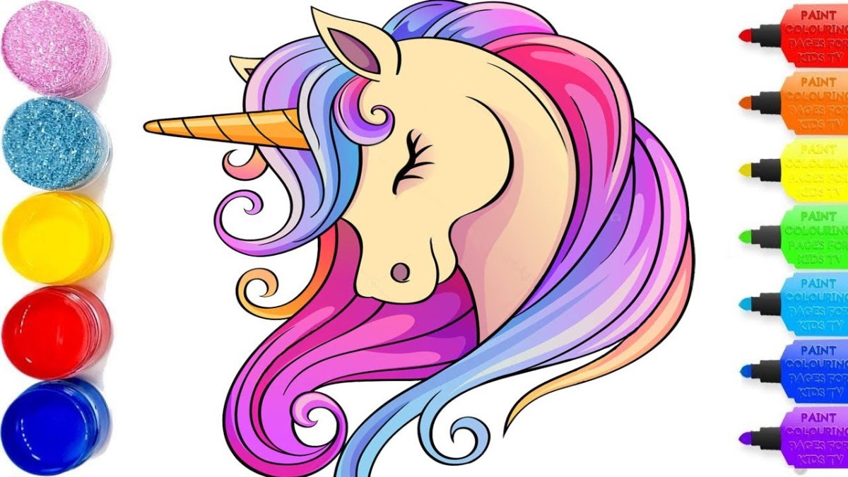 Юникорн голова единорога