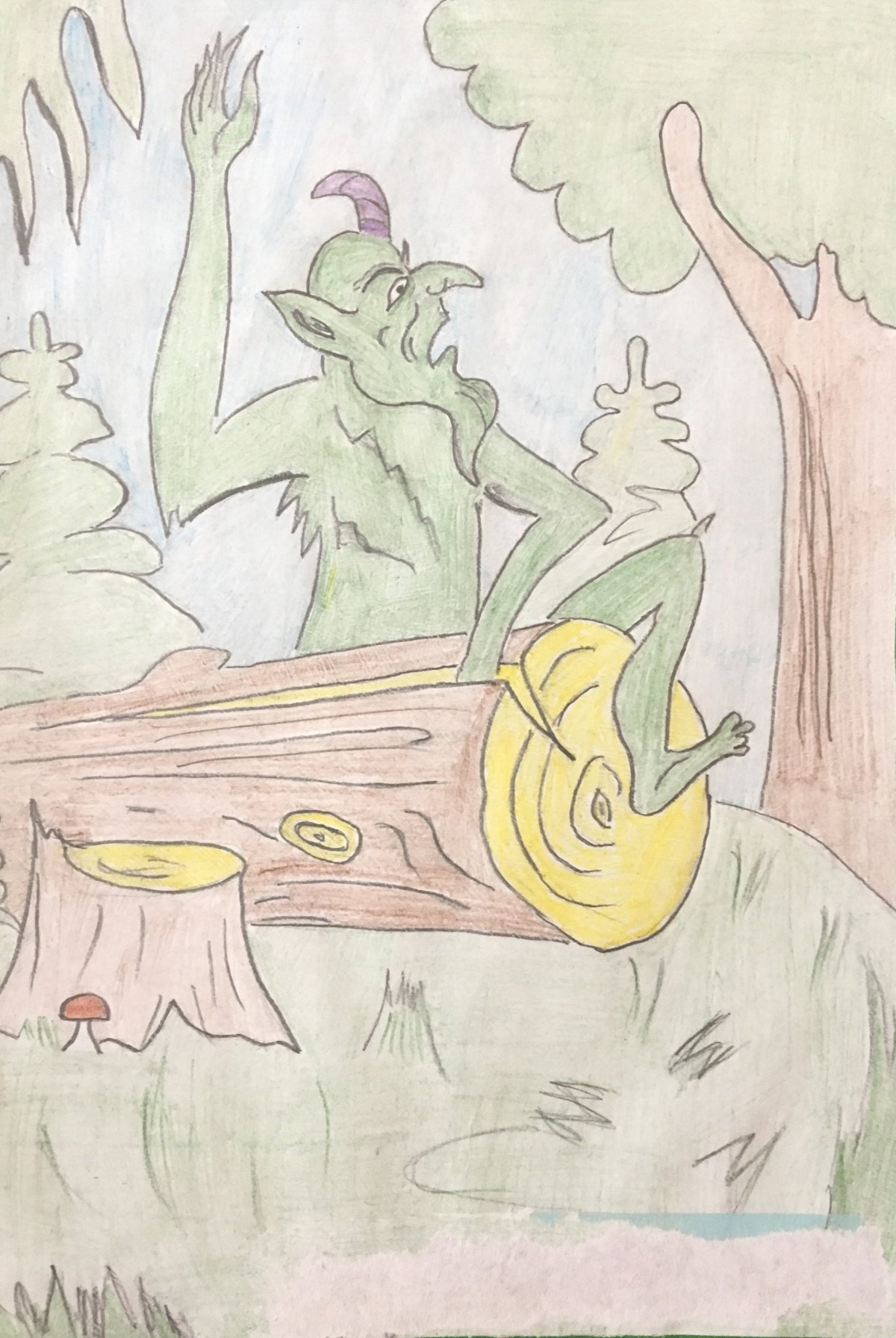 Рисунок на тему Тукая