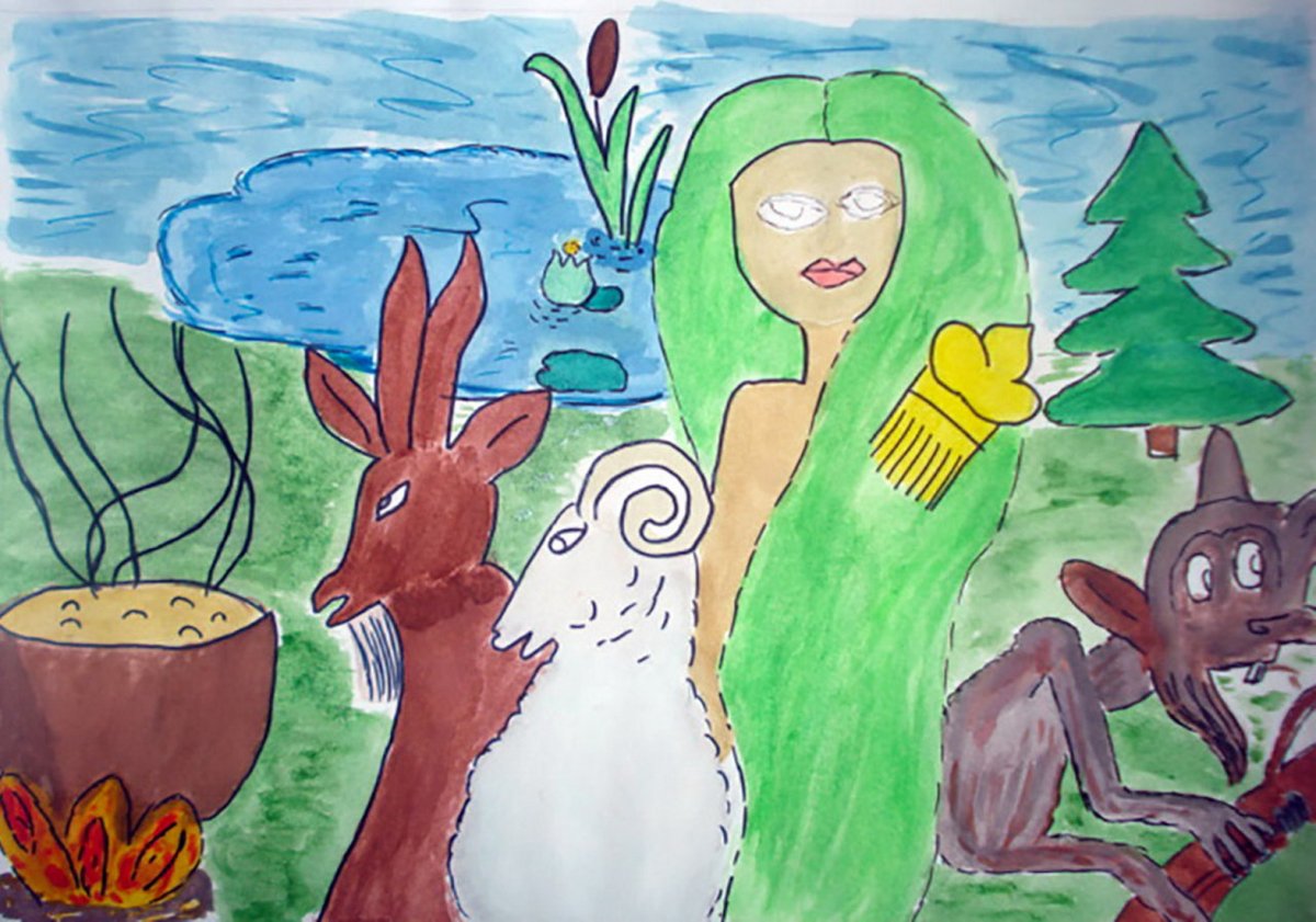 Рисунок Шурале Габдулла Тукай