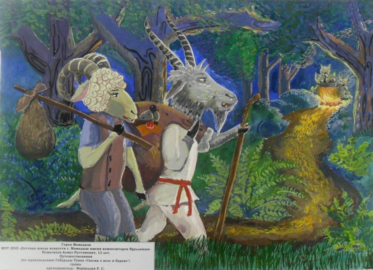 Рисунок Шурале Габдулла Тукай