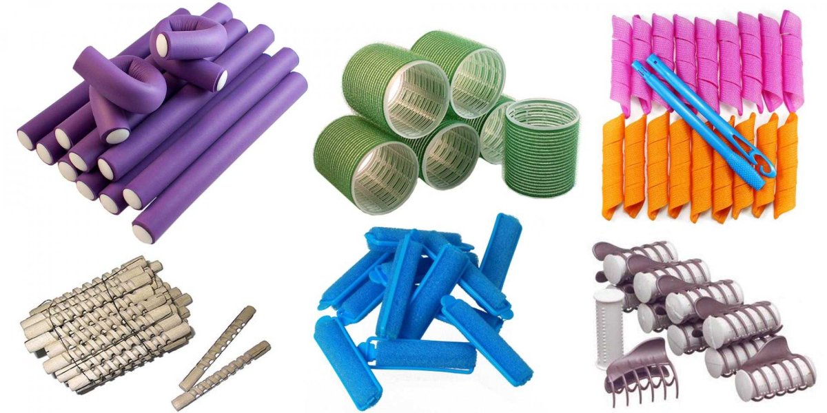 Бигуди коклюшки эффект