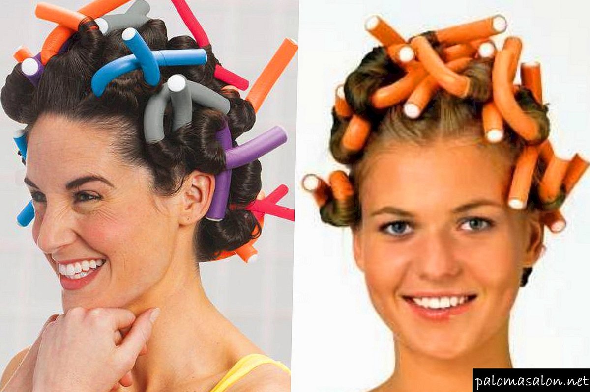 Кудри на бигуди папильотки