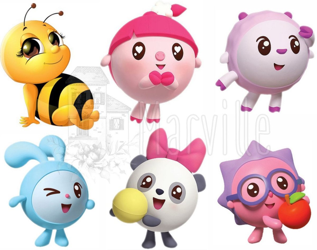 Малышарики для печати