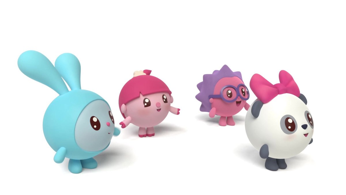 Малышарики Нюшенька сзади