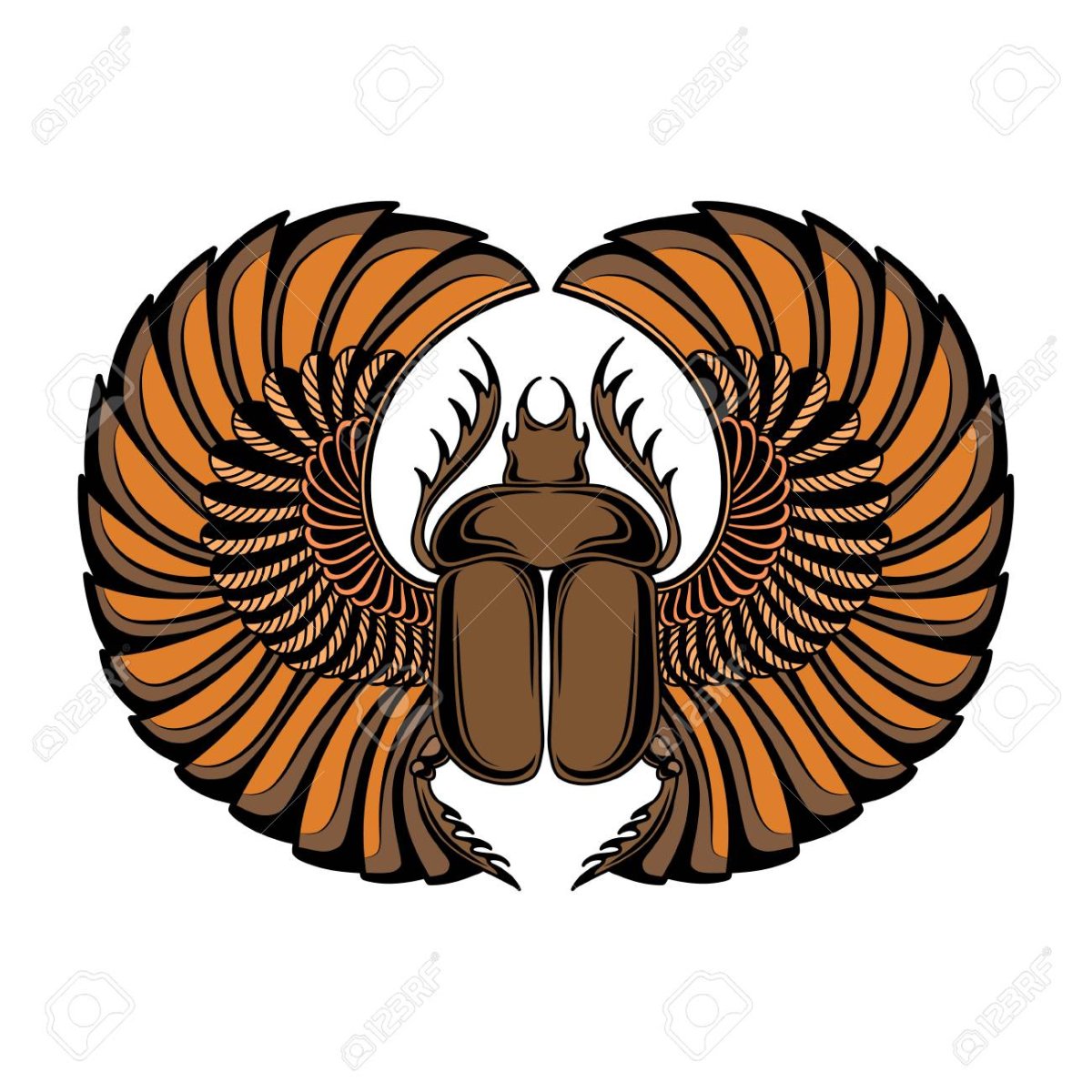 Скарабей Хепри тату