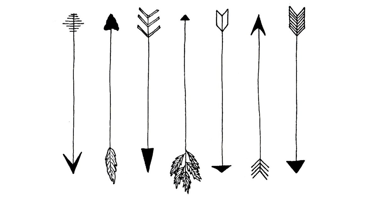 Стрелы мультяшные