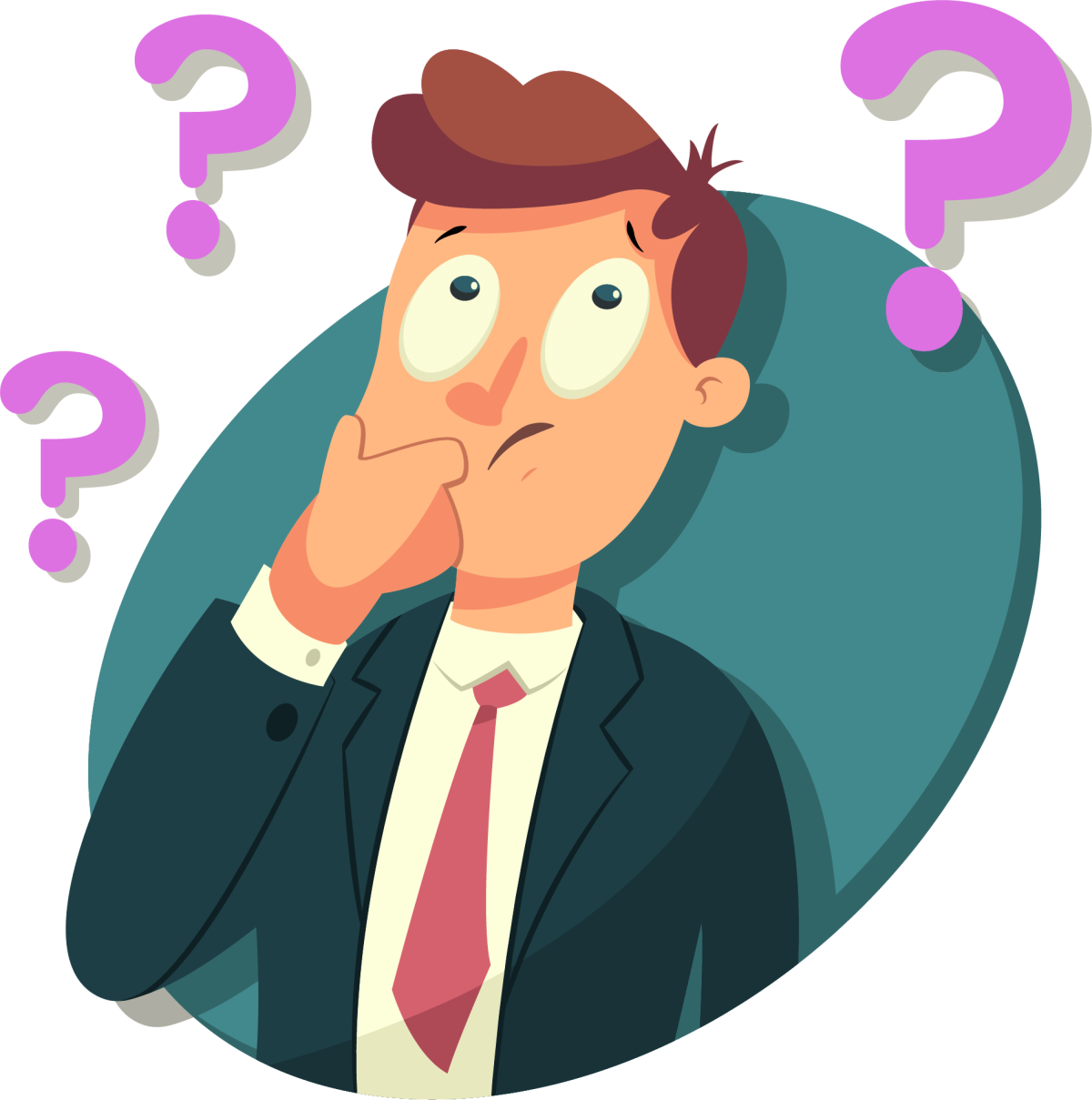 Человек вопрос вектор