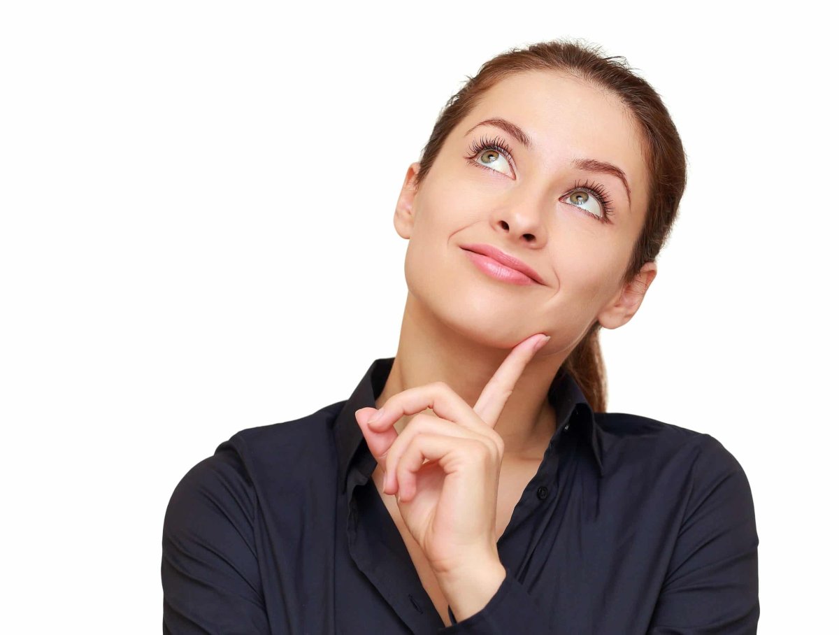 Девушка в раздумьях рисунок